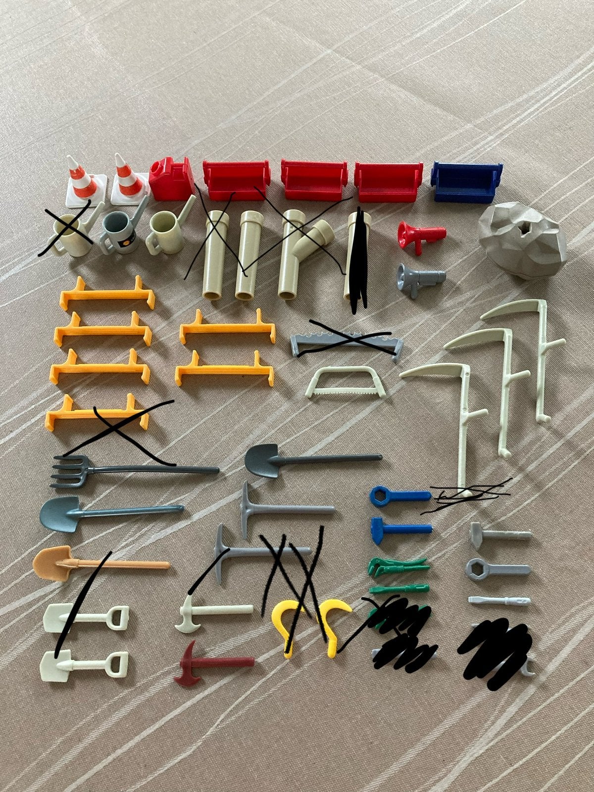 Playmobil accessoires bouw., Ophalen of Verzenden, Zo goed als nieuw