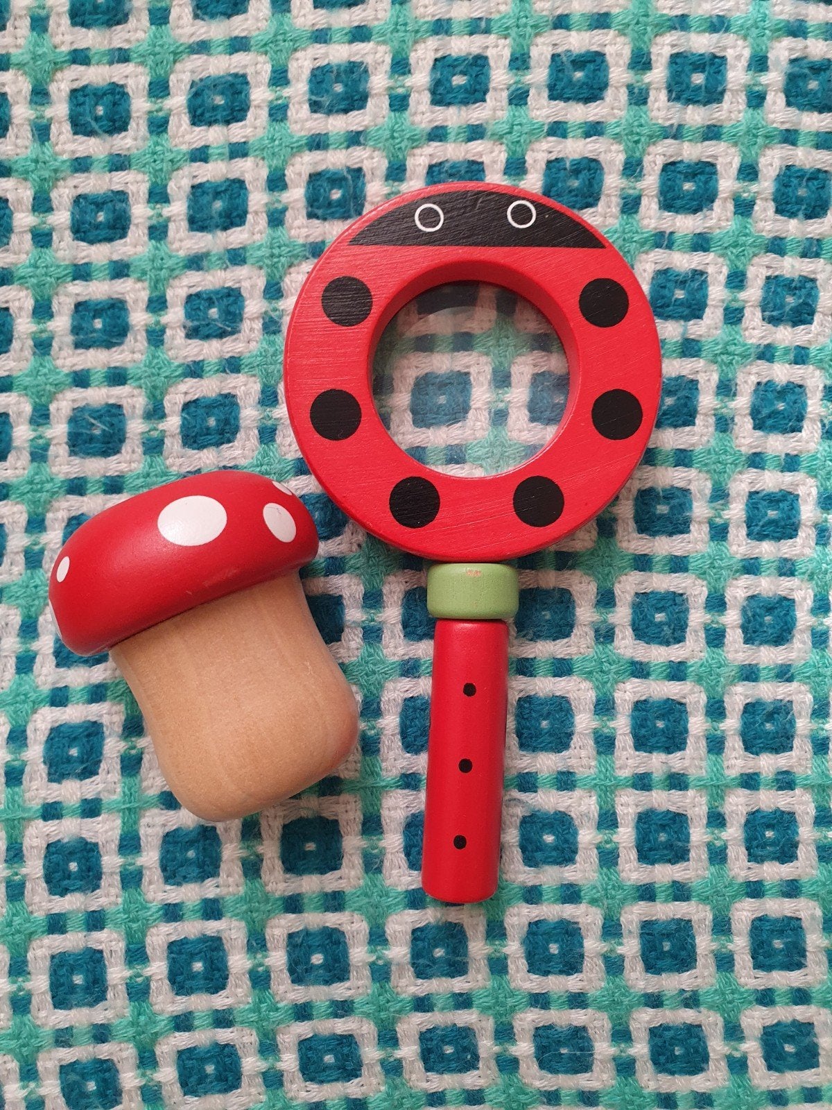 Houten vergrootglas en caleidoscoop kind - Dille en Kamille, Ophalen of Verzenden, Zo goed als nieuw