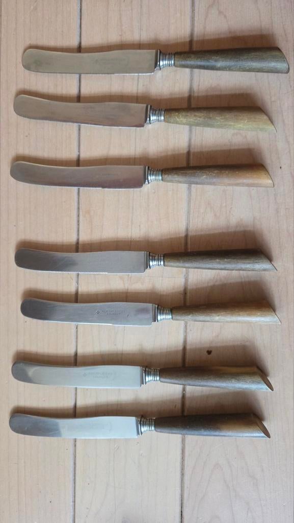 Antieke messenset herder solingen, Antiek en Kunst, Ophalen of Verzenden