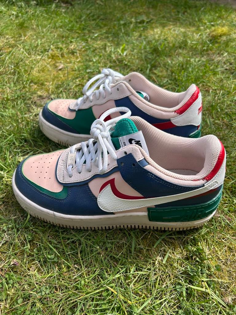 Nike air force 1 - Shadow, Blauw, Ophalen of Verzenden, Sneakers of Gympen, Gedragen