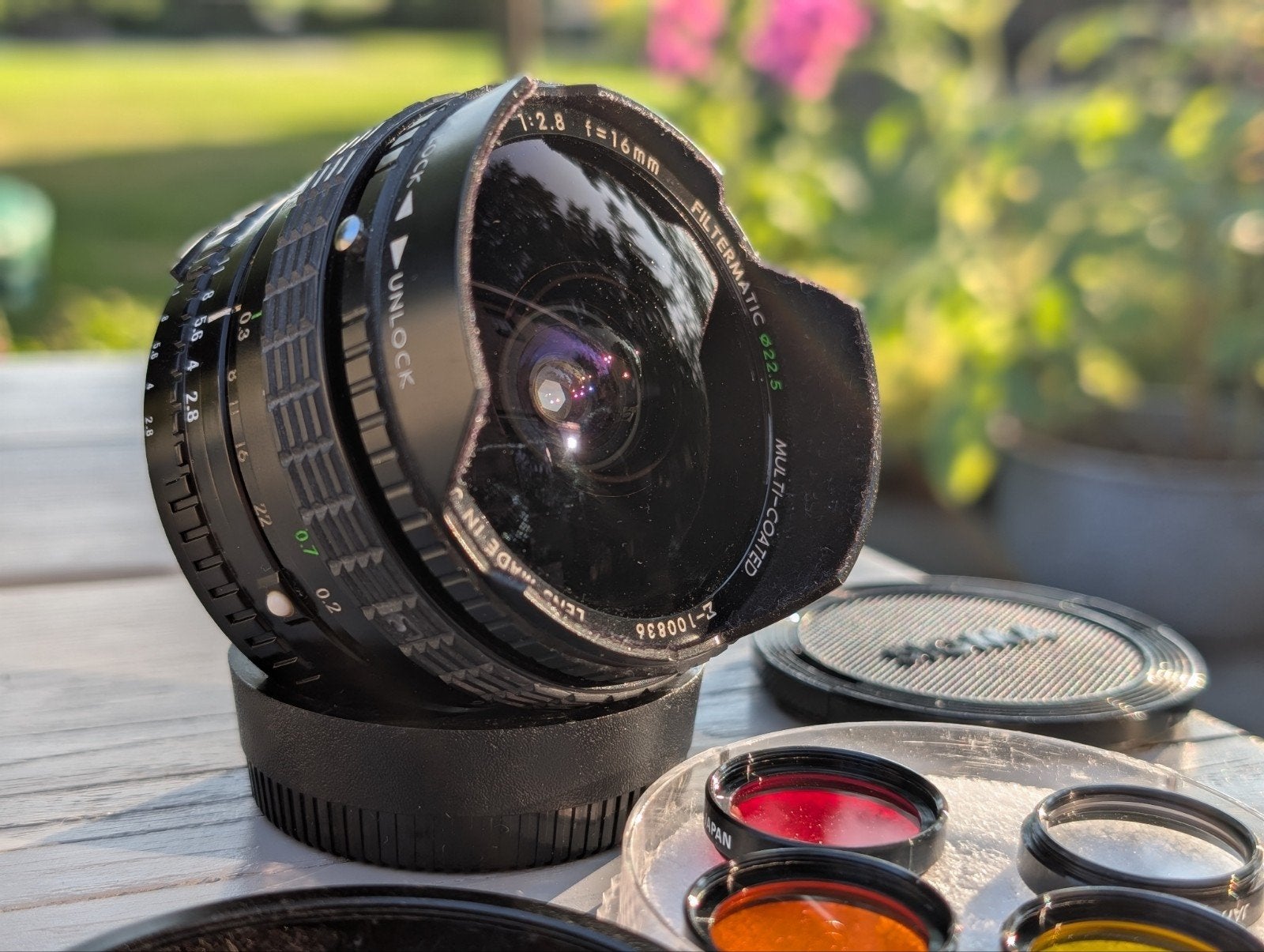 Nikon Sigma 16mm f2.8 fisheye filtermatic, Gebruikt, Sigma, Fisheye-lens, Ophalen of Verzenden