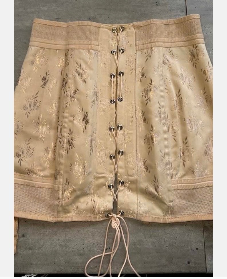 Vintage corset, kleur oud roze, met baleinen, Overige kleuren, Ophalen of Verzenden, X, Body of Korset