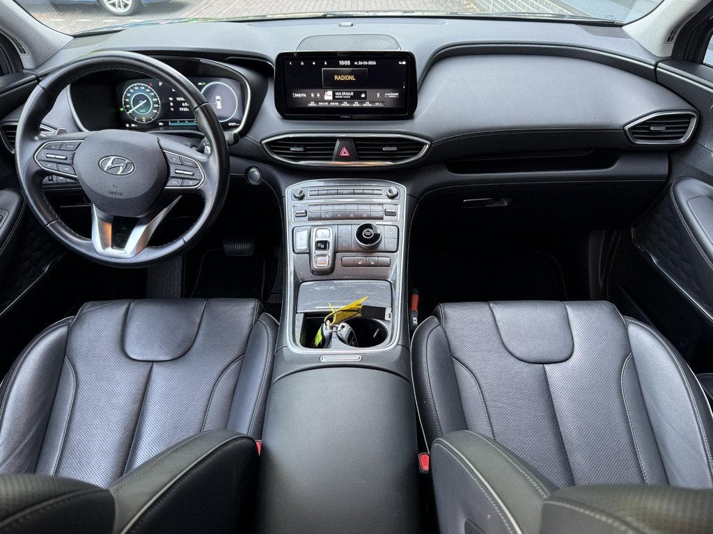 Hyundai Santa Fe 1.6 T-GDI HEV Comfort Smart / Dealer Onderh, Auto's, Hyundai, Santa Fe, Euro 6, 4 cilinders, Bruin