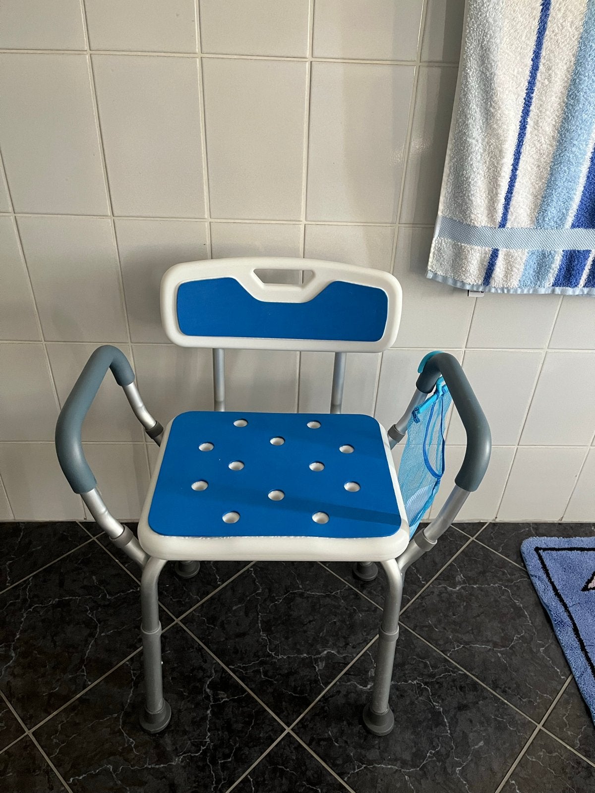 Douche stoeltje nooit gebruikt, Ophalen