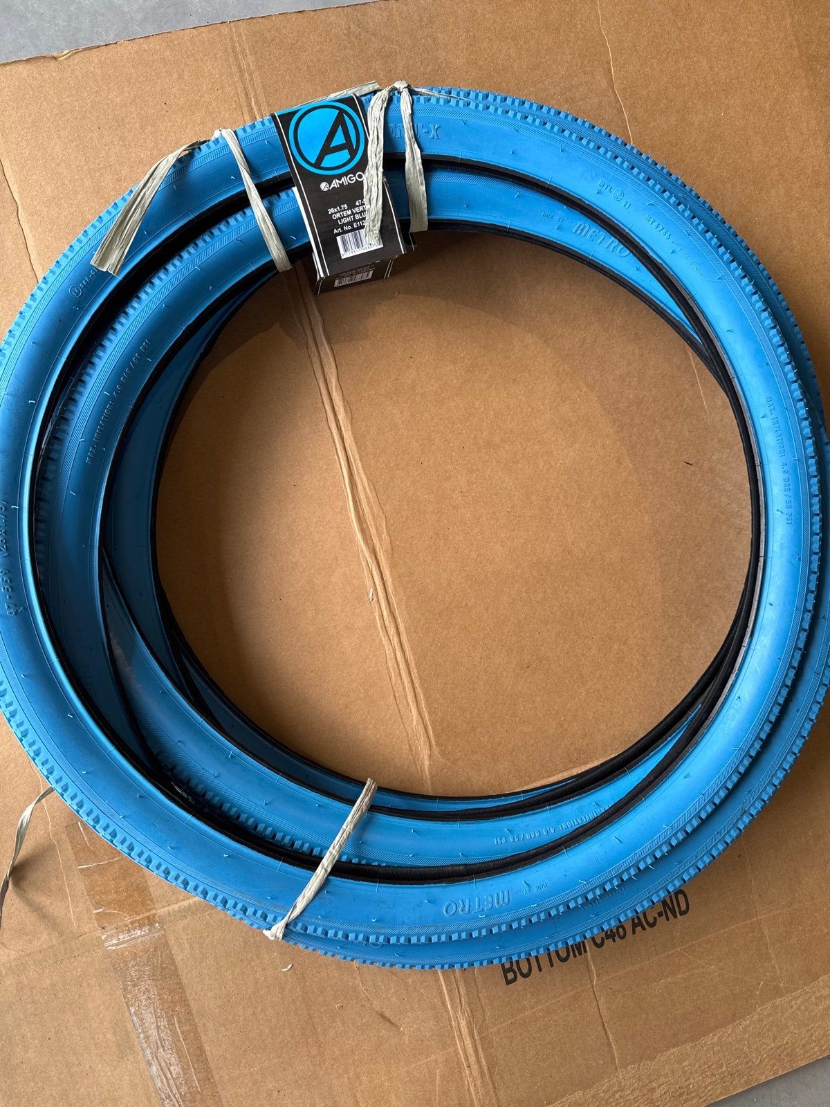 Partij van 5 Amigo Ortrem Vert-X fietsbanden 26x1.75 lichtbl, Band, Nieuw, Ophalen of Verzenden, Rubber