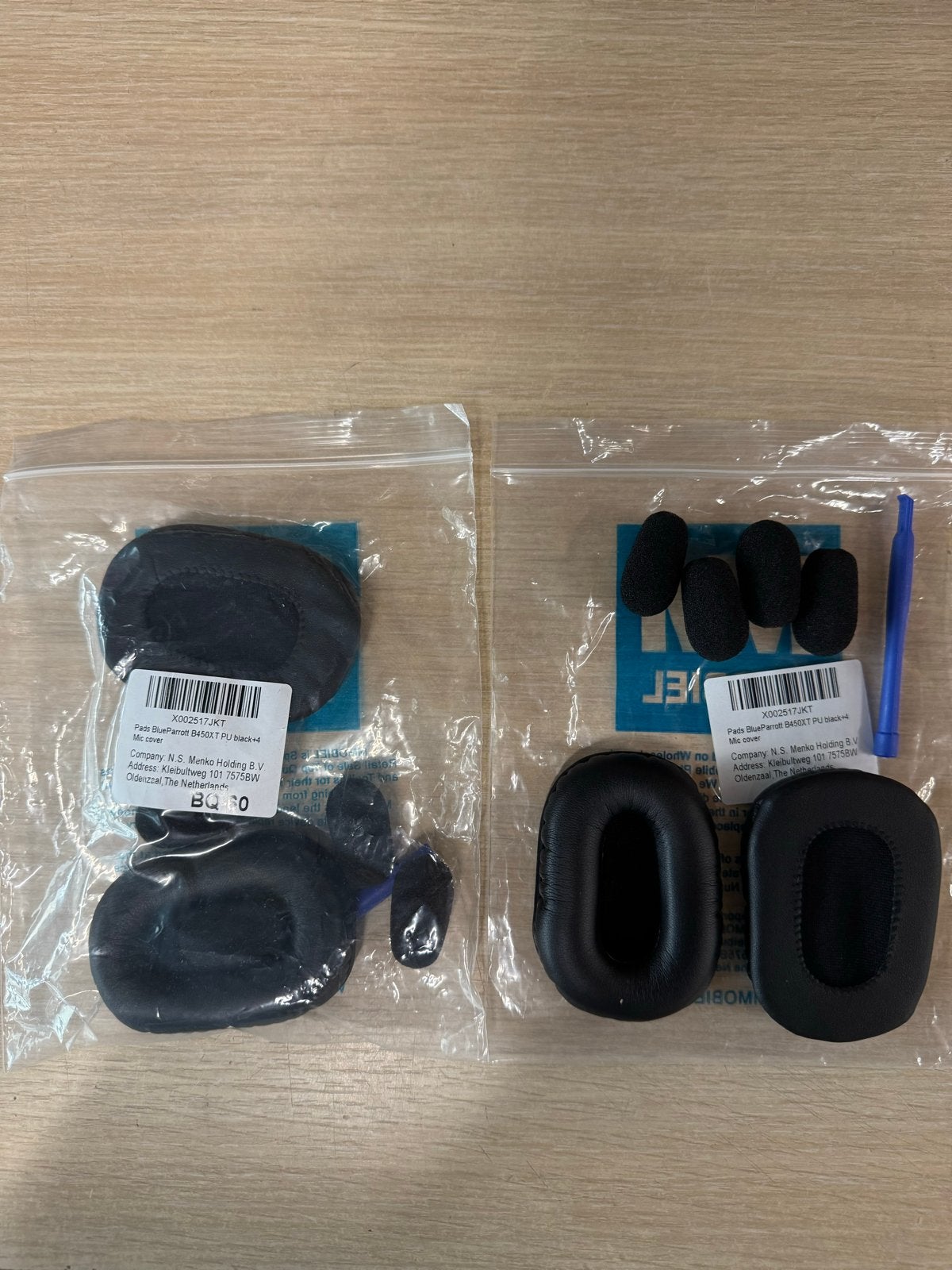 Restpartij 350x BlueParrott B450-XT Oorkussens en mic cover, Overige merken, Overige typen, MMOBIEL, Nieuw