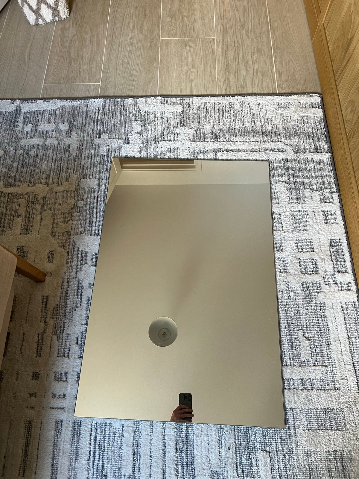 Spiegel 60x90 cm - Rechthoekig, Ophalen, Zo goed als nieuw, Minder dan 100 cm, Rechthoekig