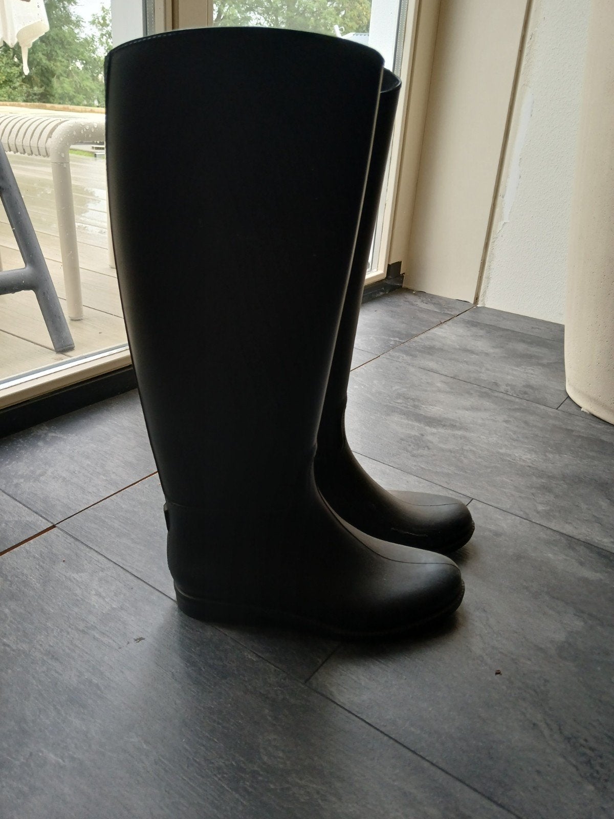 Paardrijlaarzen rubber mt. 37, Ophalen of Verzenden, Zo goed als nieuw, Zwart, Waterdicht