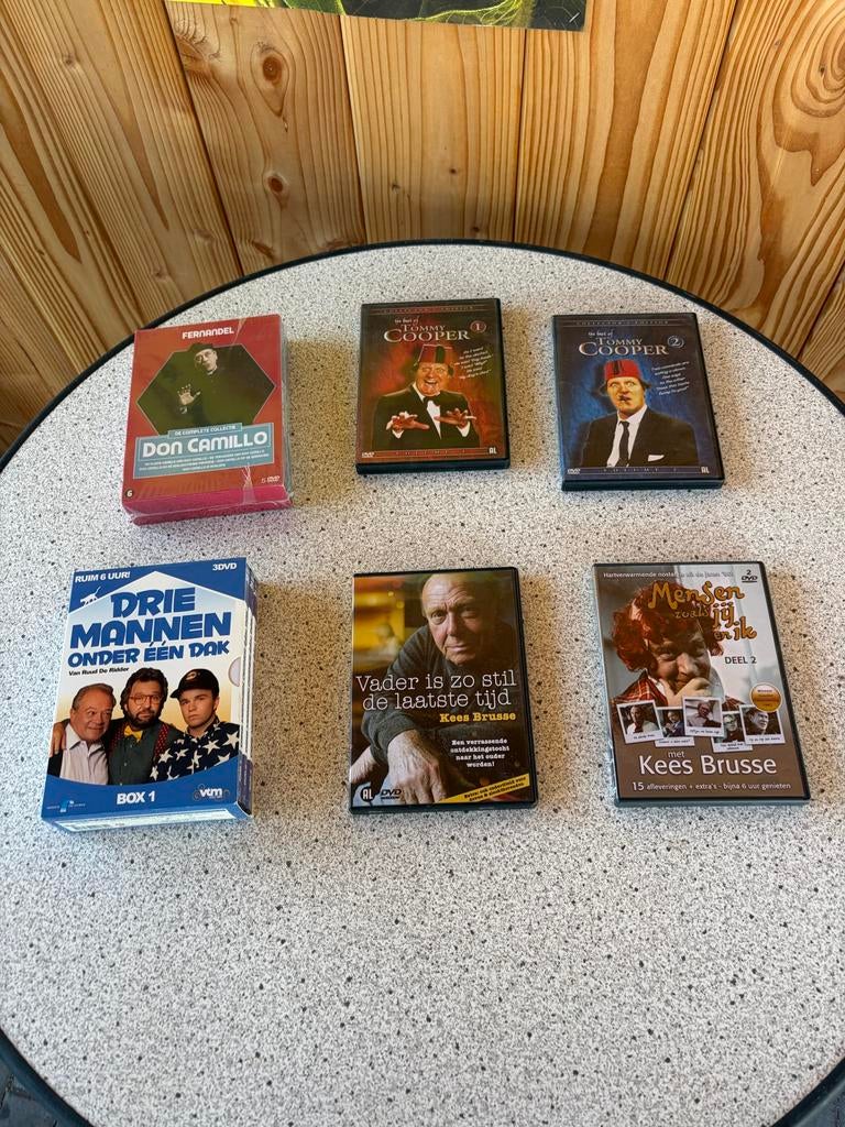 DVD Collectie: Don Camillo, Tommy Cooper, Kees Brusse, Drie, Cd's en Dvd's, Ophalen, Gebruikt, Alle leeftijden, Boxset