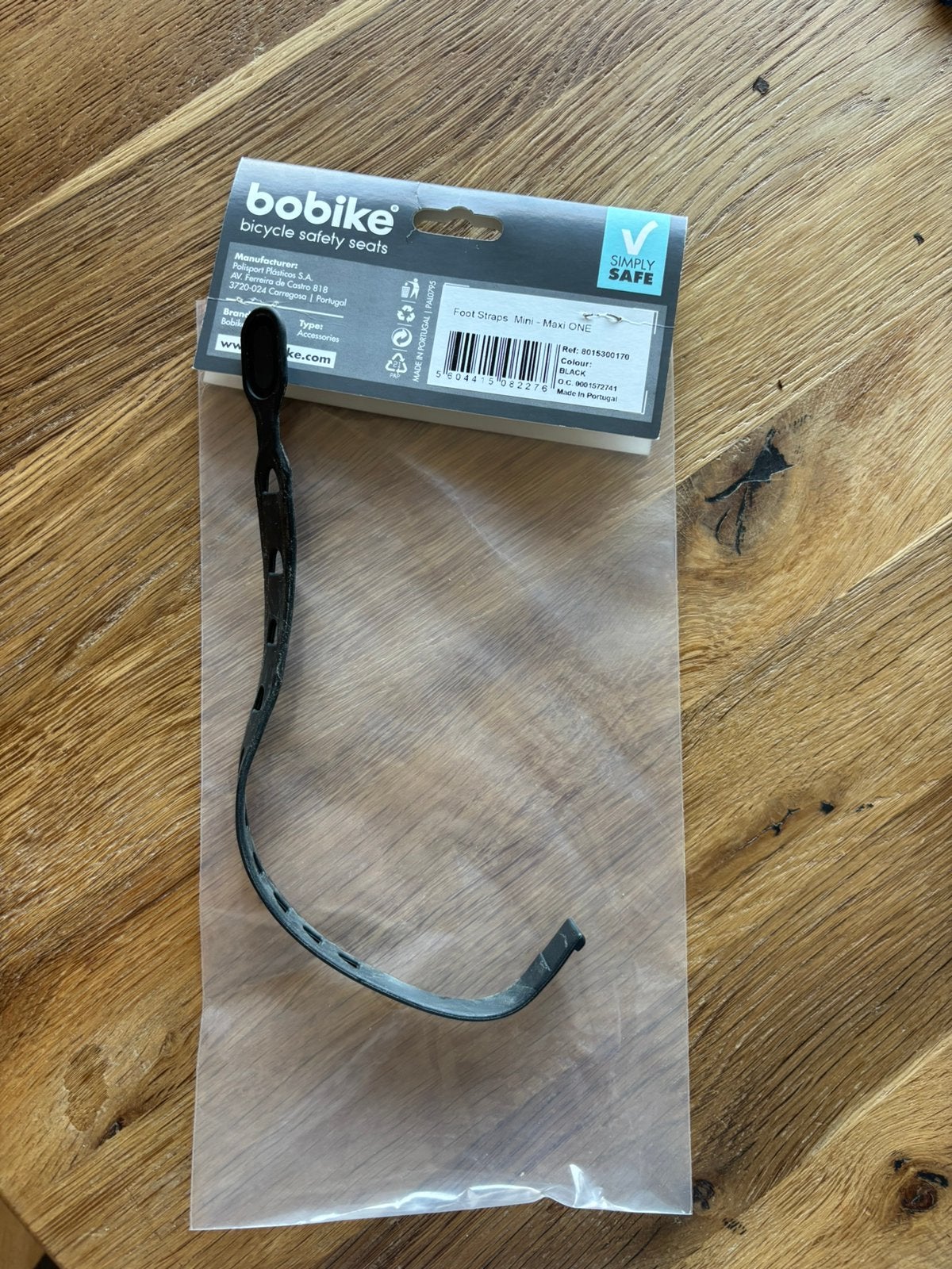 Bobike mini maxi one veilheidsbandjes foot straps, Ophalen of Verzenden, Zo goed als nieuw, Voorzitje, Voetsteuntjes
