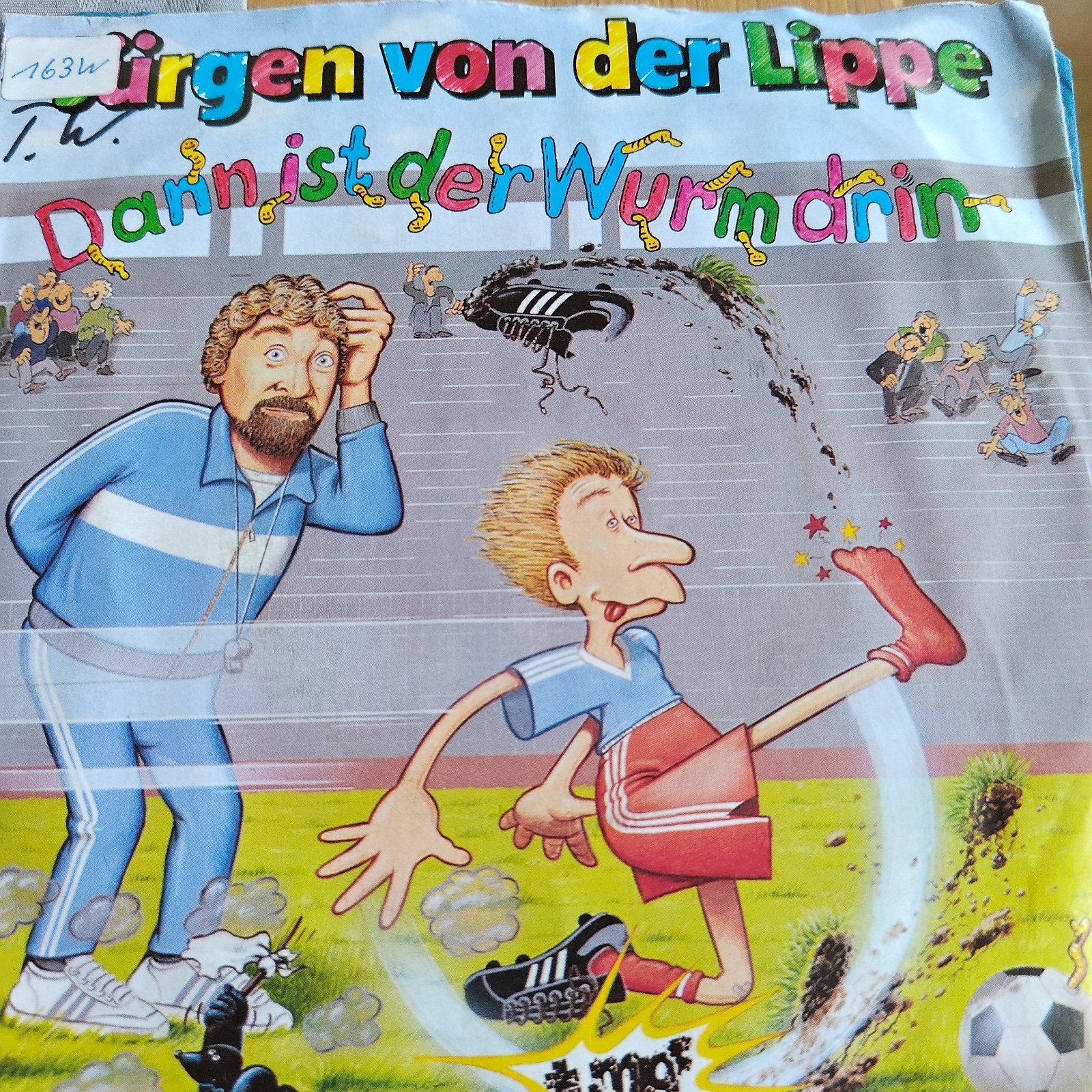 Jürgen von der Lippe - Dann ist der Wurm drin (Single), Cd's en Dvd's, Ophalen of Verzenden, Gebruikt, 7 inch