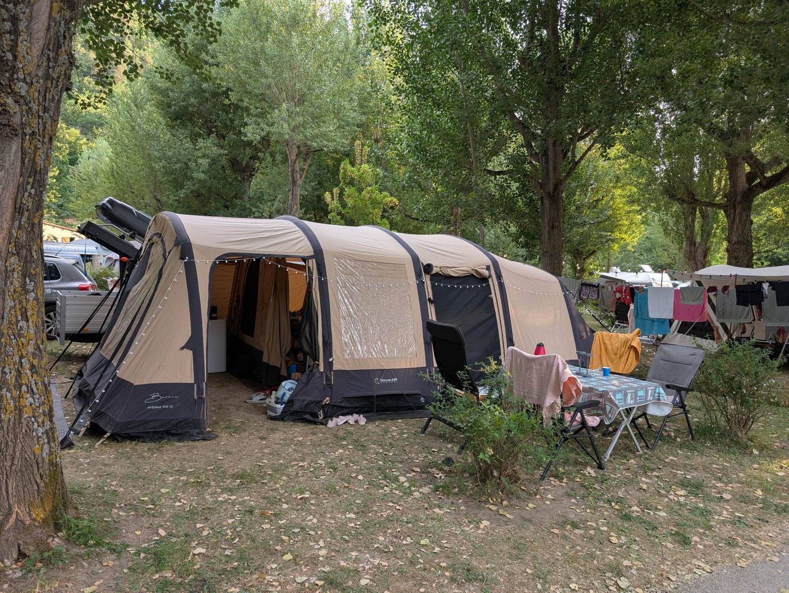Bardani Airspace 410 TC tunneltent (opblaasbare tent), Caravans en Kamperen, Tenten, Ophalen, Gebruikt, Tot en met 5