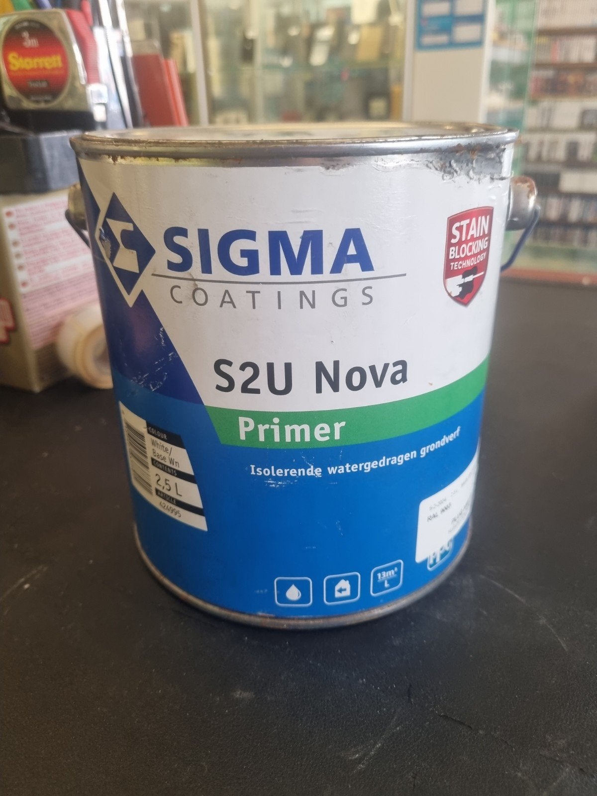 Sigma S2U Nova Primer - 2.5L RAL 9003, Ophalen of Verzenden, Nvt, Nvt, Nvt