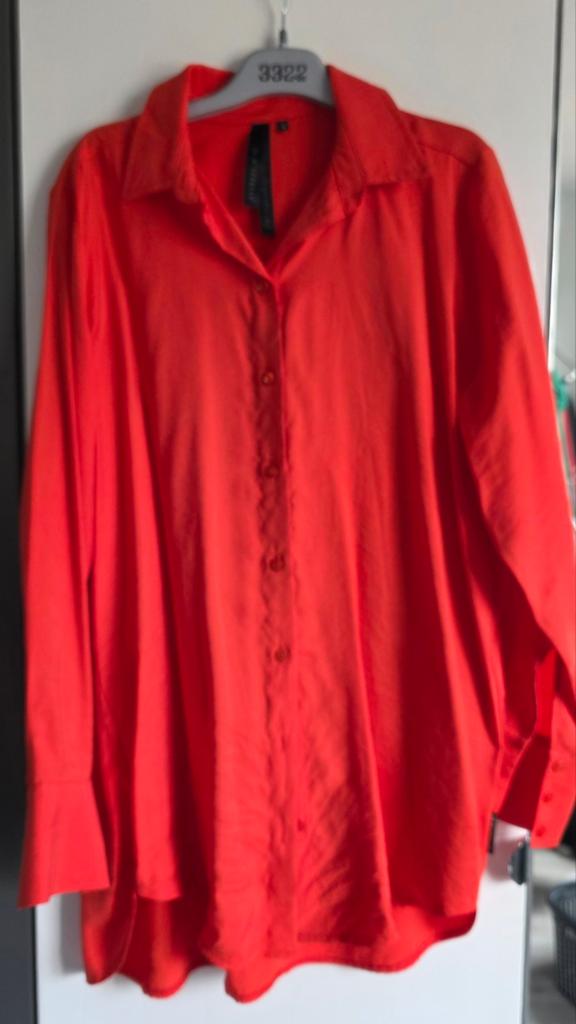 Je m'appelle oranje blouse maat M, Verzenden, Maat 36 (S), Rood, Je m'appelle