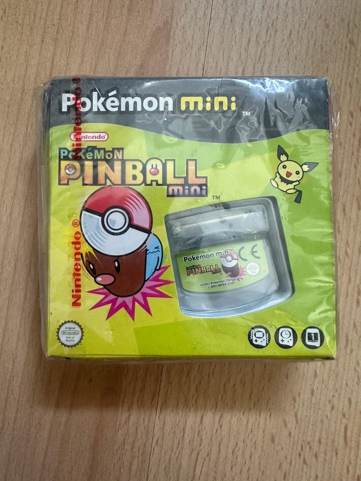 Nintendo Pokemon Mini Pinball Nieuw Red Stripe Seal !, Avontuur en Actie, 1 speler, Ophalen of Verzenden, Zo goed als nieuw