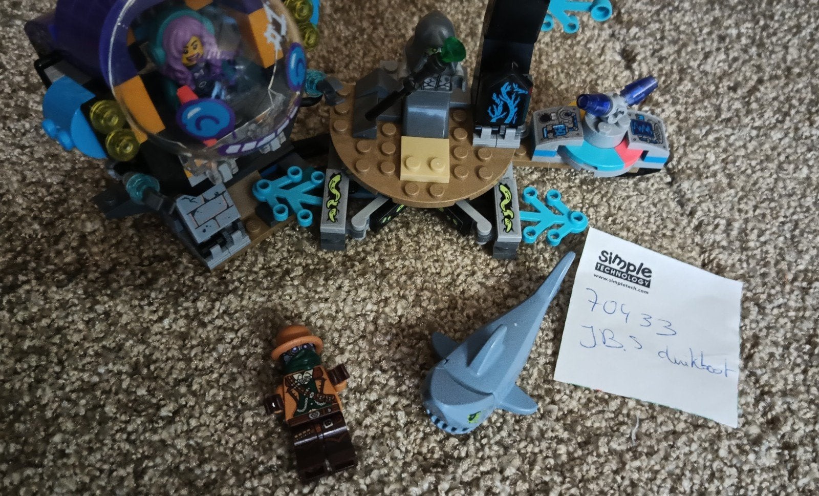 Lego Hidden Side 70433 J.B.'s Duikboot (Compleet), Gebruikt, Overige thema's, Lego, Ophalen of Verzenden
