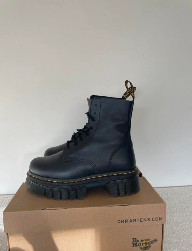 Dr Martens Audrick platform, Zwart, Lage of Enkellaarzen, Nieuw, Ophalen of Verzenden