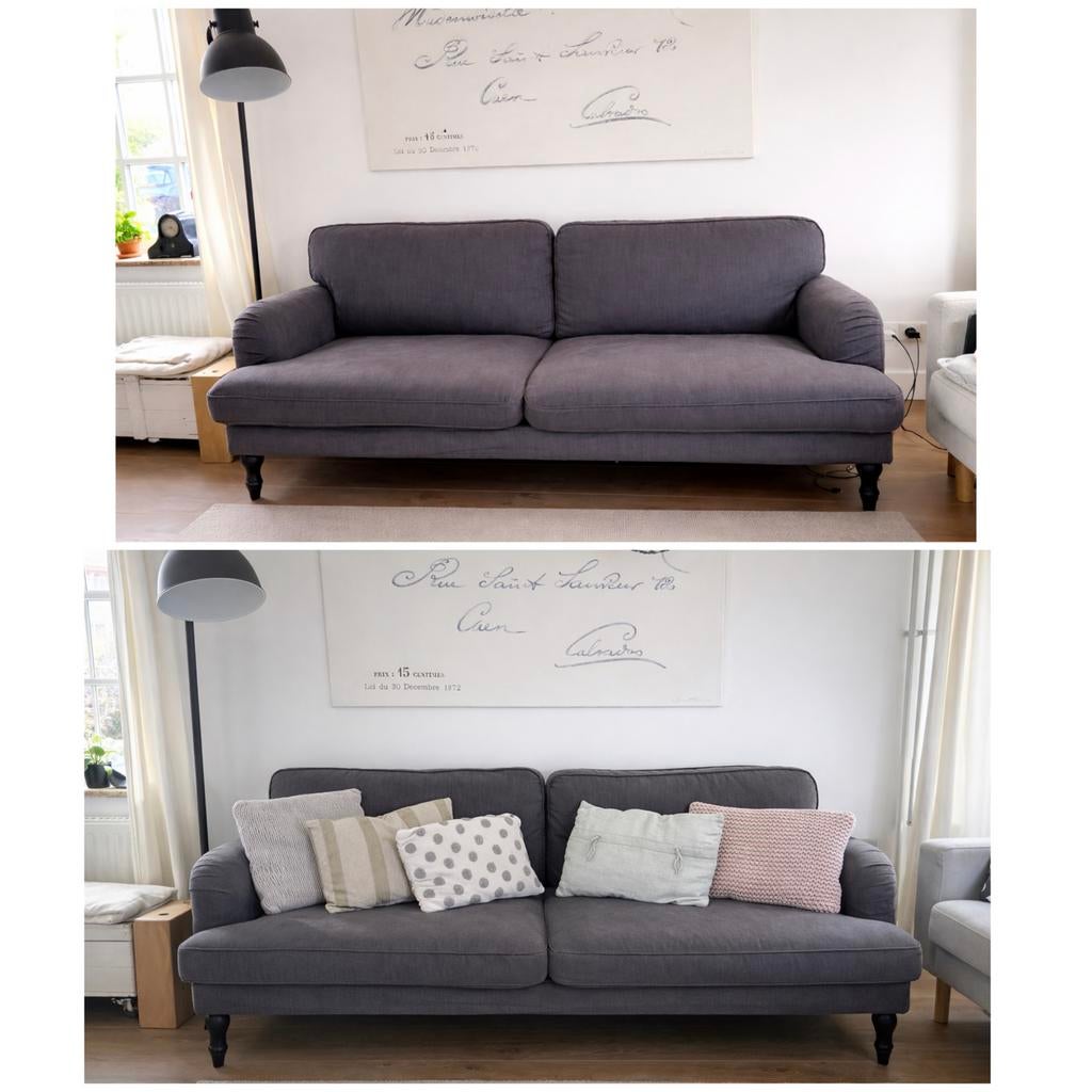 Prachtige Ikea Stocksund 3-zits bank, Ophalen, Driepersoons, 75 tot 100 cm, Zo goed als nieuw