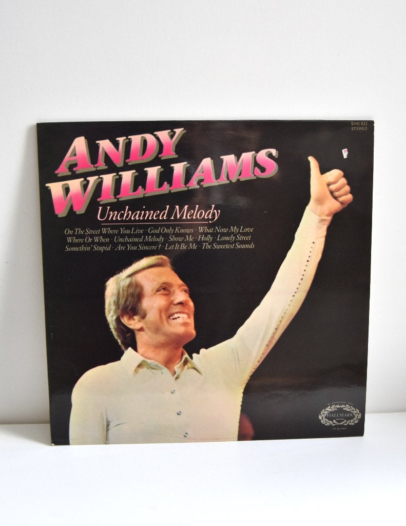 LP Andy Williams ' Unchained Melody ' in prima staat 1970, LP, Ophalen of Verzenden, Zo goed als nieuw, Fotohoes