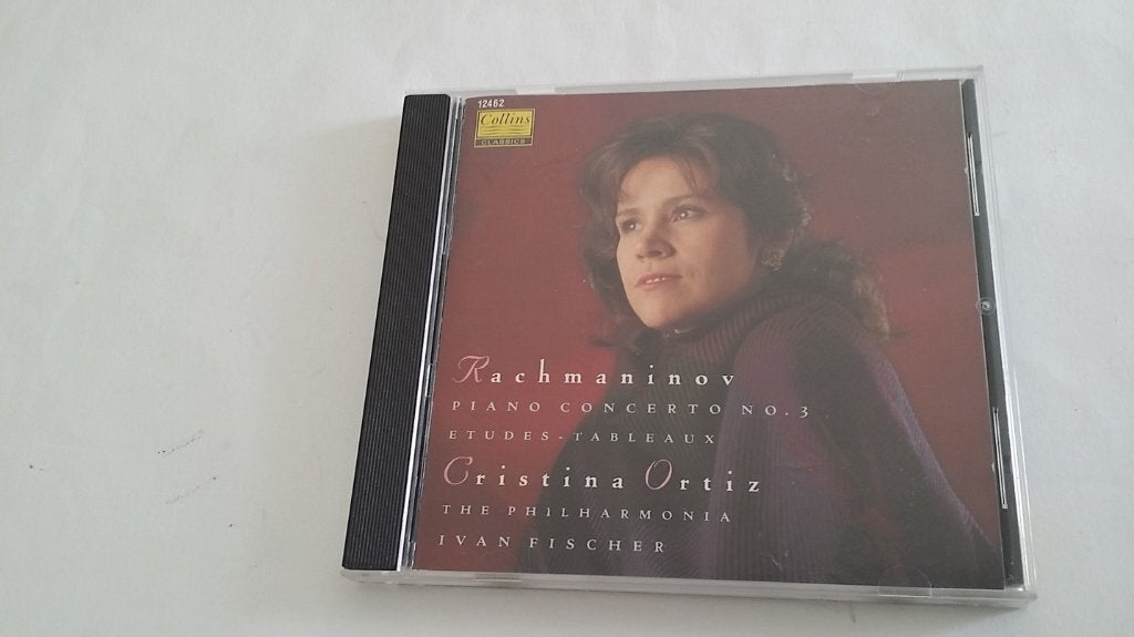 Rachmaninov - Piano concerto No.3 + Etudes Tableaux (Ortiz, Inclusief doosje, Ophalen of Verzenden, Romantiek, Orkest of Ballet