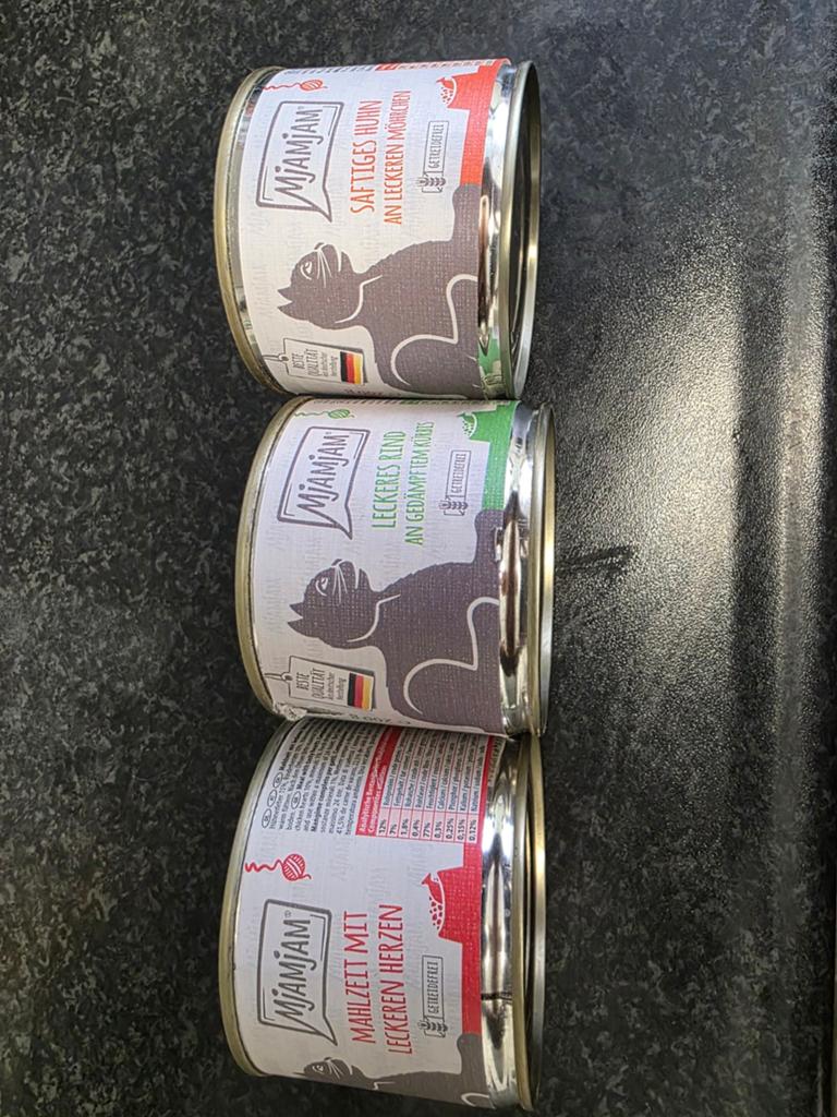 3 stuks Mjammjam kattenvoer, Dieren en Toebehoren, Dierenvoeding, Ophalen of Verzenden, Kat