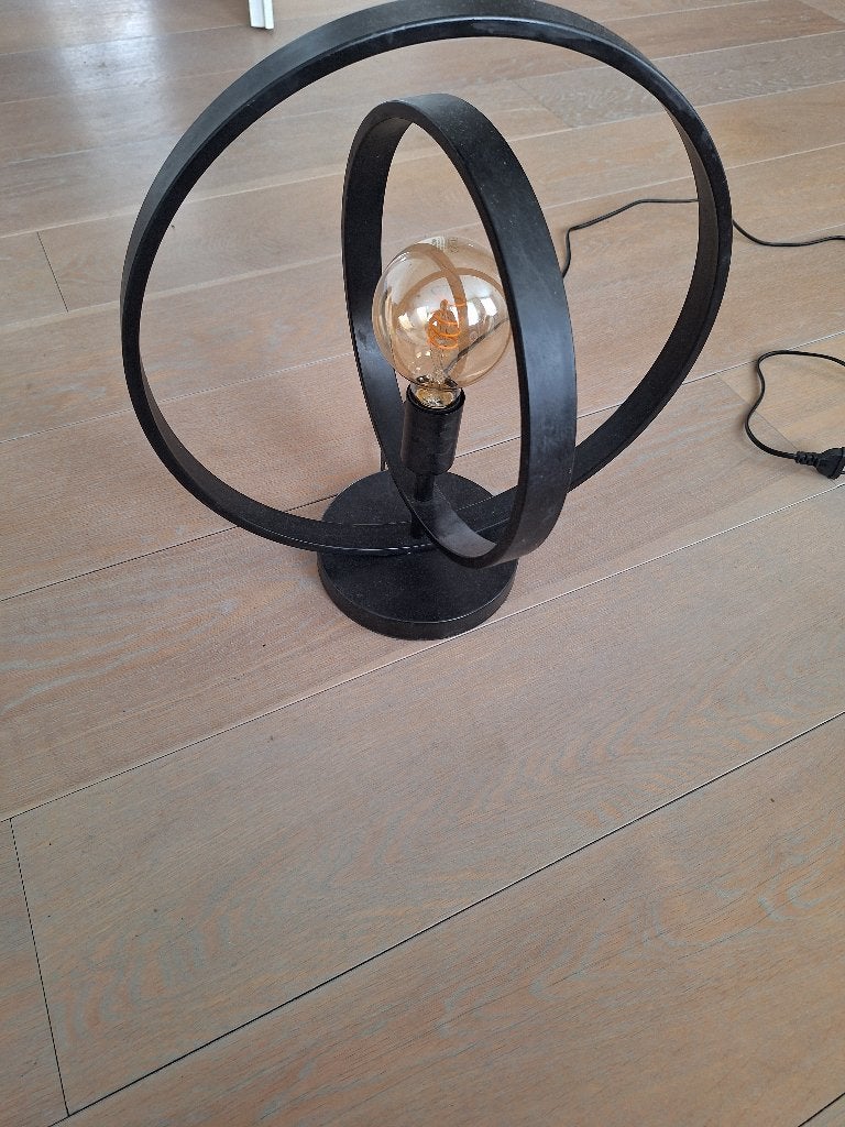 Design lamp, Zwart, Ophalen of Verzenden, Zo goed als nieuw, Design