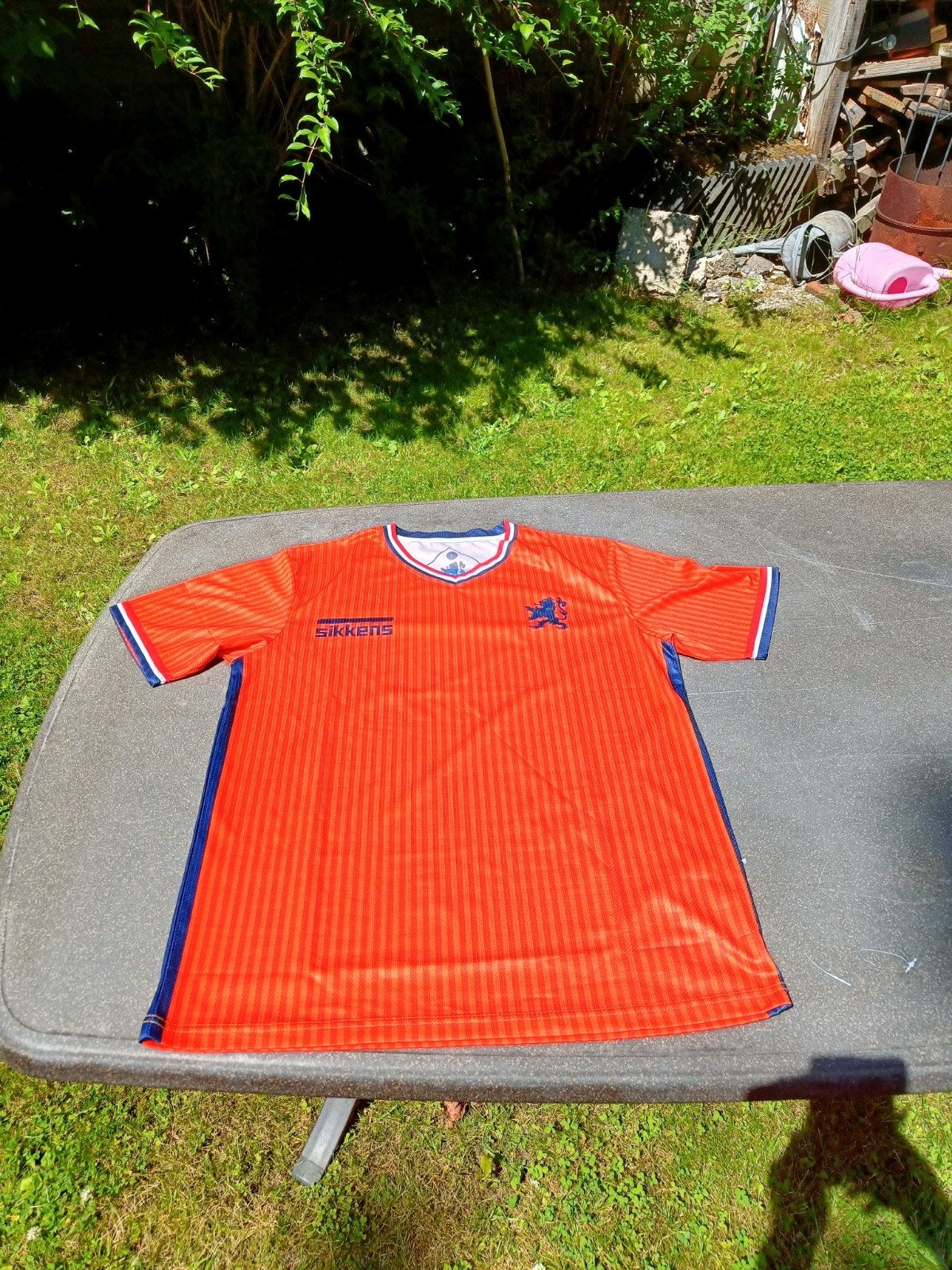 Nieuw oranje shirt, Maat L, Ophalen of Verzenden, Nieuw, Shirt