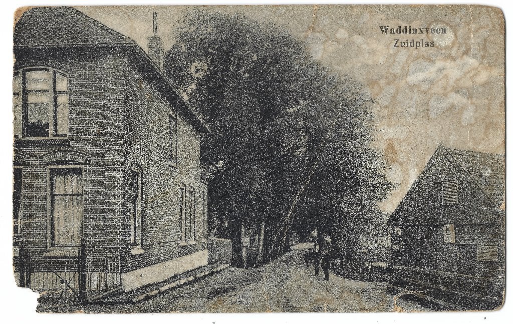 Waddinxveen, Zuidplas. Lees beschrijving, Ophalen of Verzenden, Voor 1920, Ongelopen, Zuid-Holland
