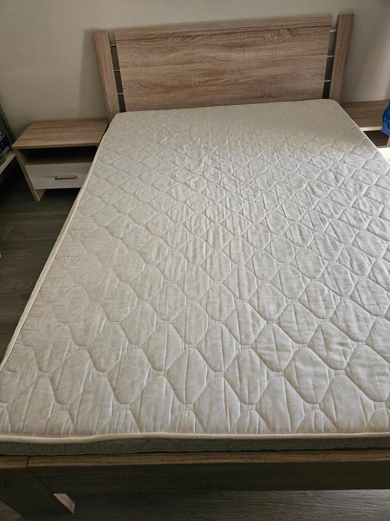 Complete slaapkamer., Huis en Inrichting, Slaapkamer | Bedden, Ophalen, Tweepersoons, 140 cm, Zo goed als nieuw