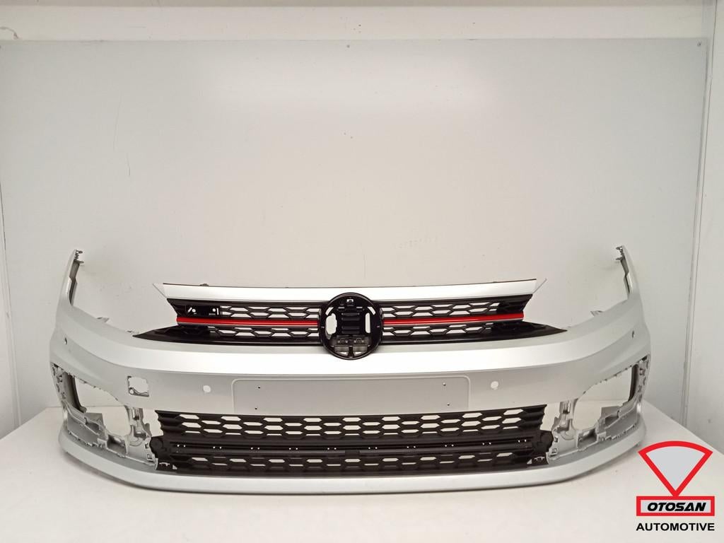 Vw polo 2g 17-21 GTi voorbumper + gril origineel, Gebruikt, Volkswagen, Volkswagen AG, Bumper