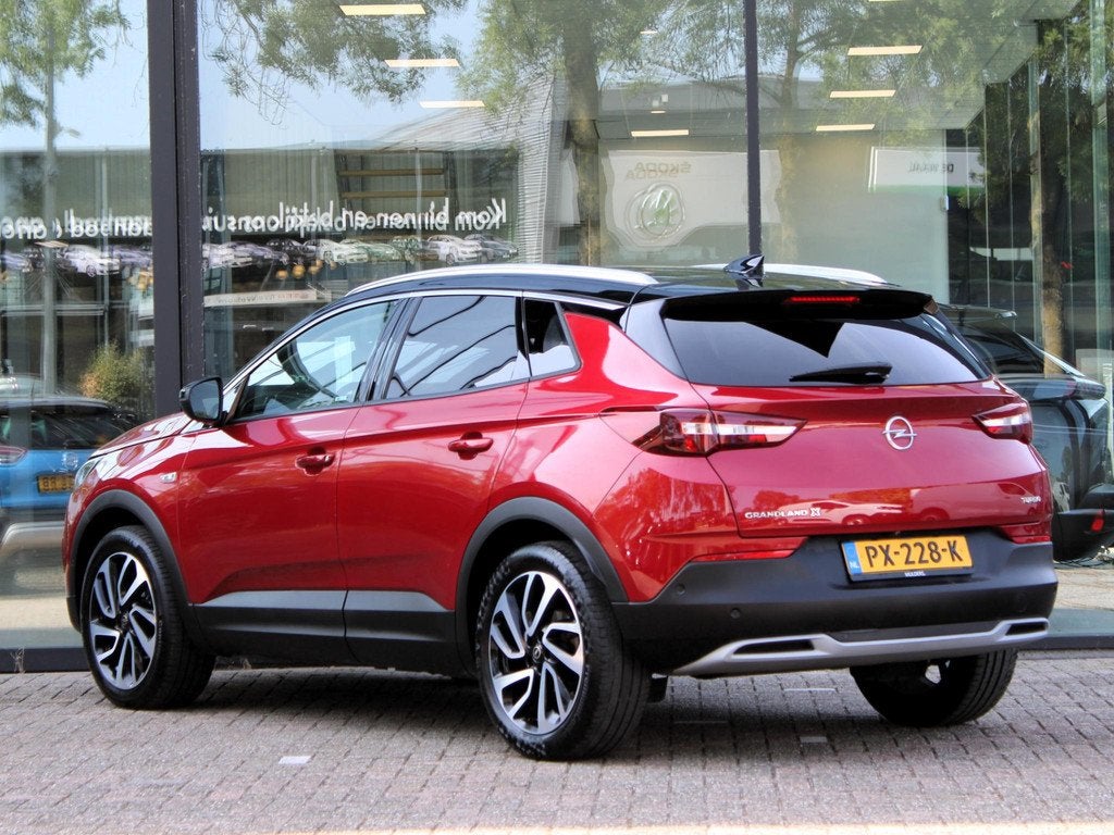Opel Grandland X 1.2 Turbo Ultimate | Navi / Leder / Stoelko, Auto's, Opel, Voorwielaandrijving, Gebruikt, Euro 6, 1199 cc