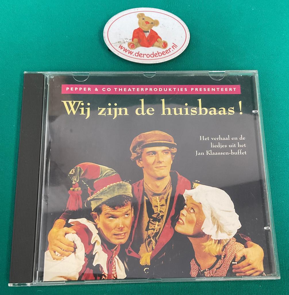 CD Wij zijn de huisbaas! Pepper & Co. Theaterprodukties, Ophalen of Verzenden, Zo goed als nieuw