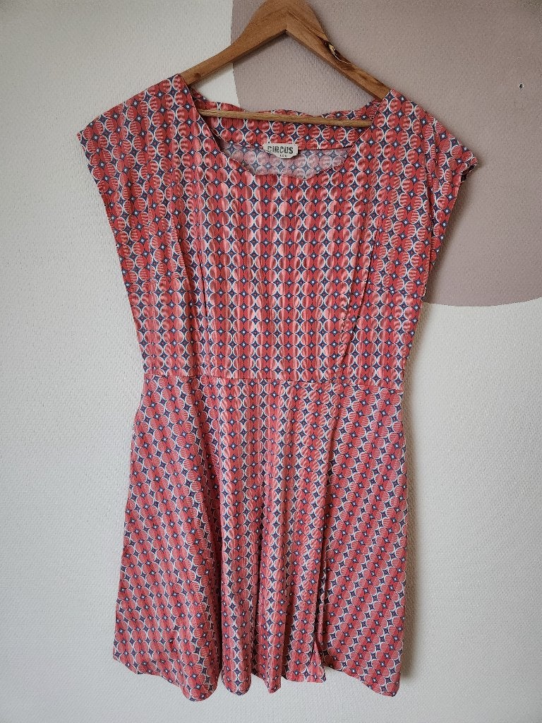 Jurk Circus - XL, Circus, Meerkleurig, Maat 46/48 (XL) of groter, Ophalen of Verzenden