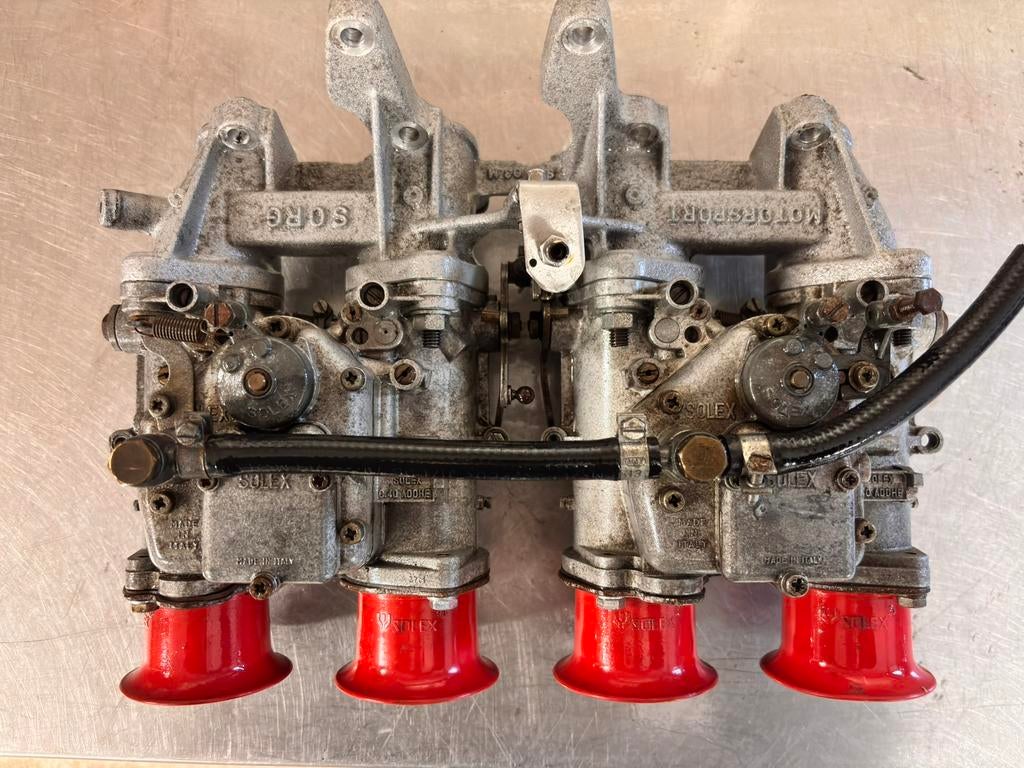 Sorg motorsport inlaatspruitstuk met Solex carburateurs, Ophalen, Gebruikt, Volkswagen