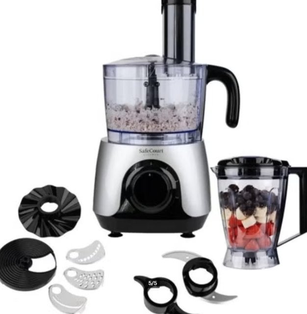Safecourt FP100 keukenmachine (mixer en blender) - nieuw, 4 liter of meer, Ophalen of Verzenden, Nieuw, 3 snelheden of meer