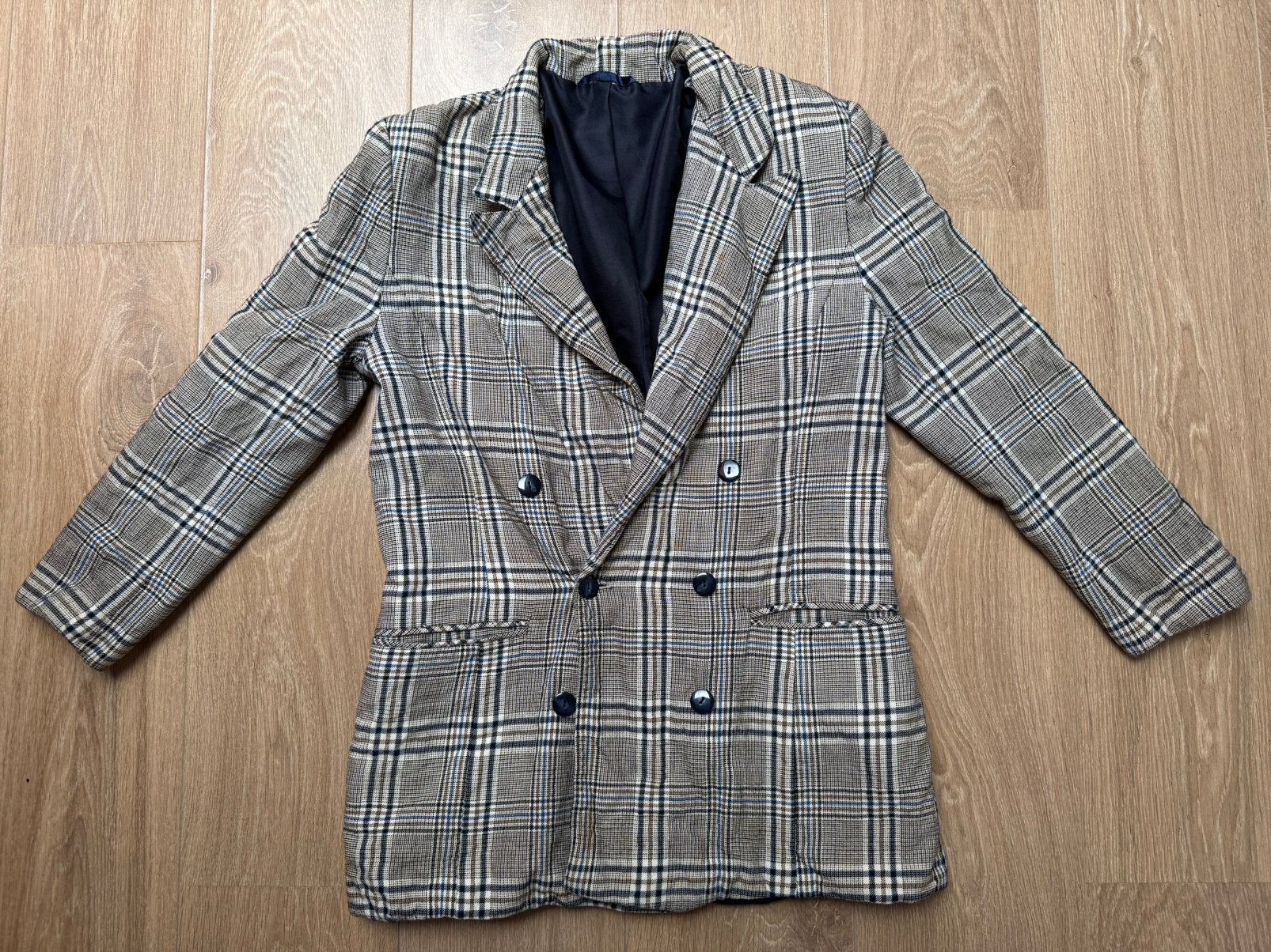 Dames Moden Weiss colbert blazer jasje geruit maat 38, Ophalen of Verzenden, Gedragen, Maat 38/40 (M), Jasje