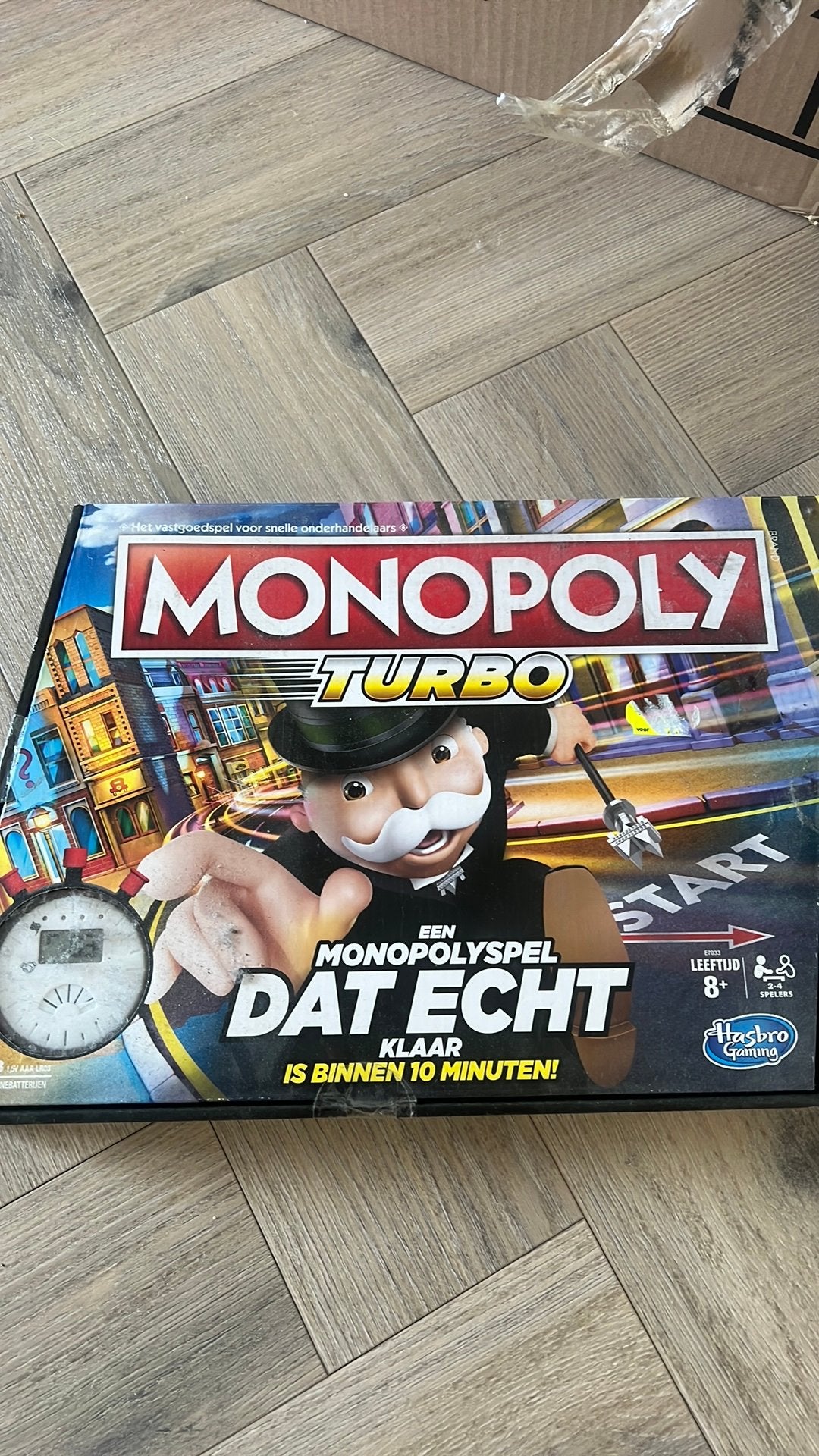 Monopoly turbo nieuw, Hobby en Vrije tijd, Gezelschapsspellen | Kaartspellen, Ophalen, Zo goed als nieuw