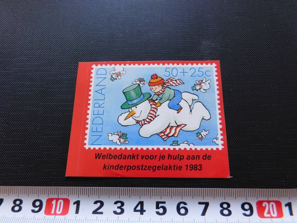 sticker PTT Post Kinderpostzegel actie 1983, Ophalen, Zo goed als nieuw