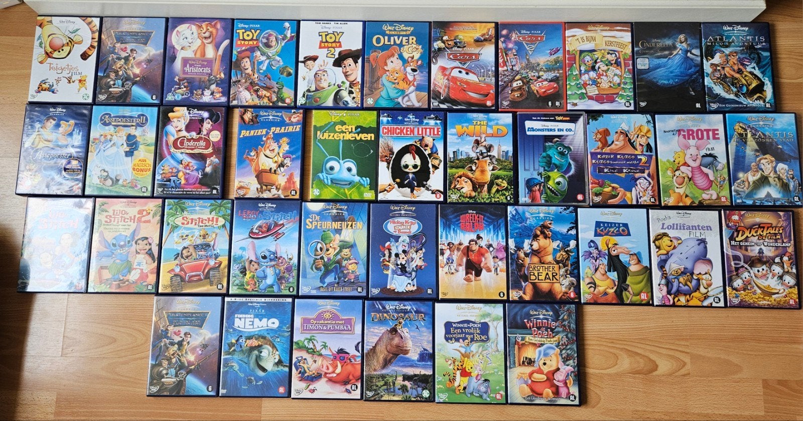 Partij Verzameling Disney DVD's 39 stuks, Alle leeftijden, Ophalen of Verzenden, Zo goed als nieuw, Europees