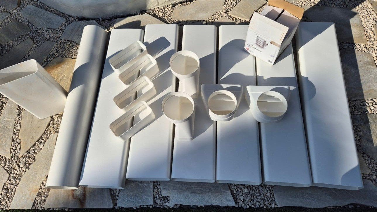 NIEUW: Set Ventilatiekanaal/Afvoerleiding Bora 220x90mm, Ophalen, Nieuw, Afzuiger