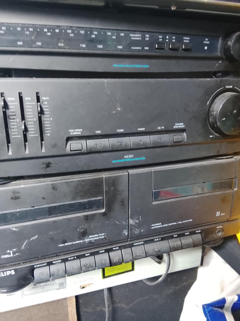 Philips audioset en versterker €150 2boxen, Ophalen of Verzenden, Philips