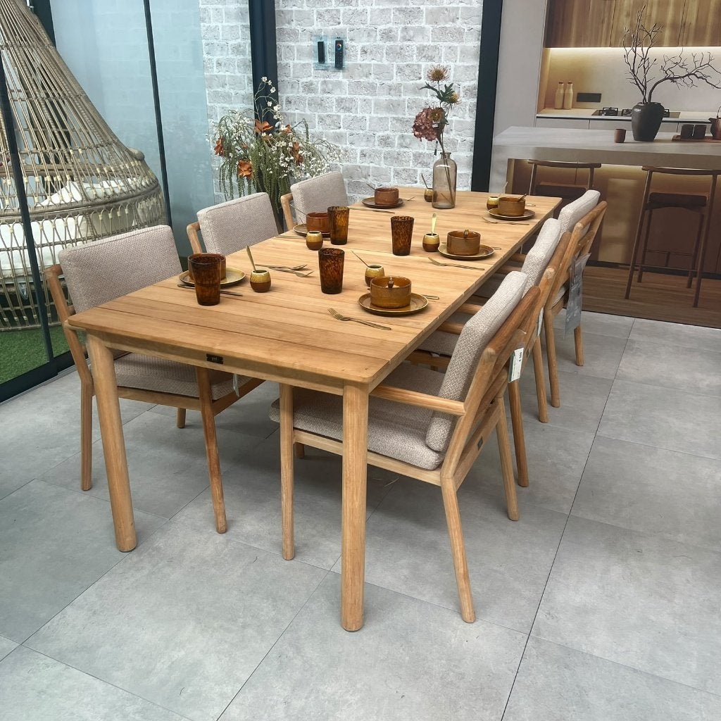 Mare Tuinset | Showroommodel, Ophalen, Gebruikt, 6 zitplaatsen, Teakhout