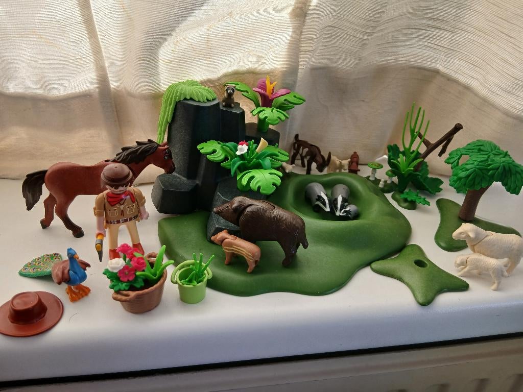 Playmobile dieren in het bos, Kinderen en Baby's, Speelgoed | Playmobil, Gebruikt, Ophalen