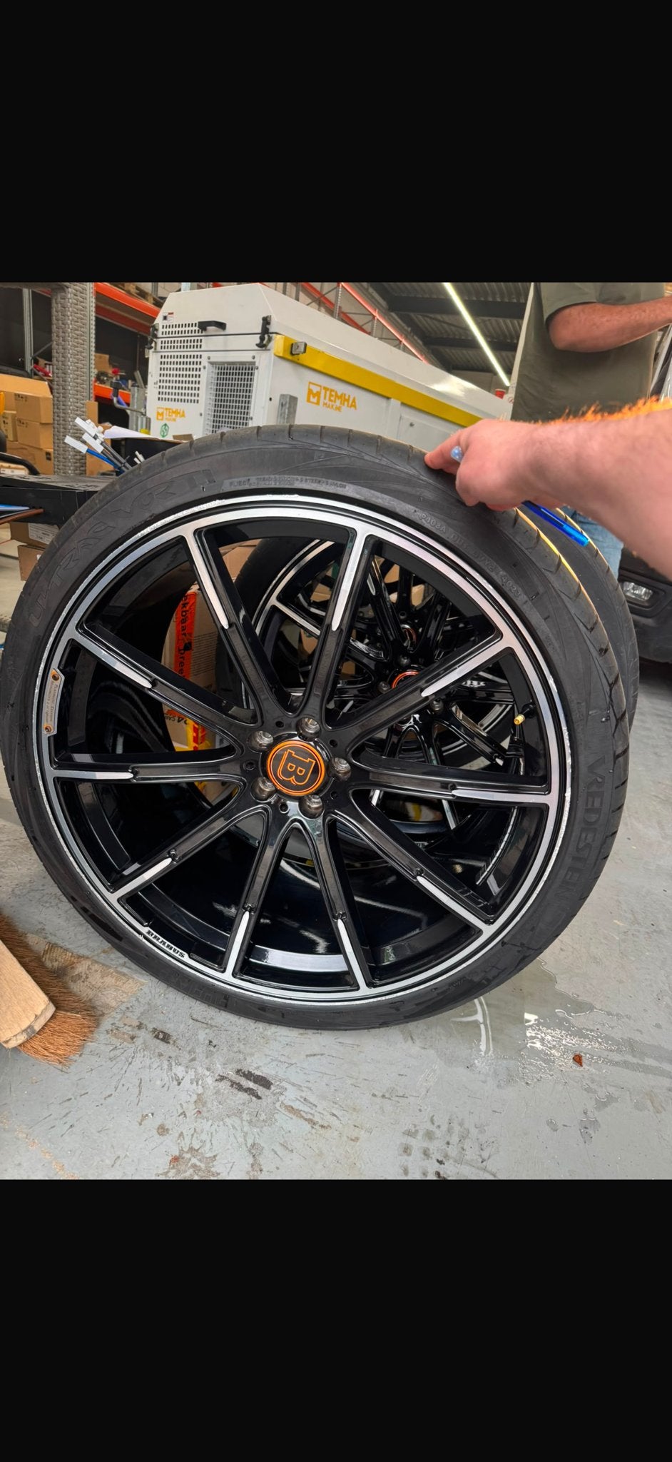 Brabus Monoblock F Velgen met Zomerbanden - 24 inch, Ophalen, Gebruikt, Banden en Velgen, Overige maten