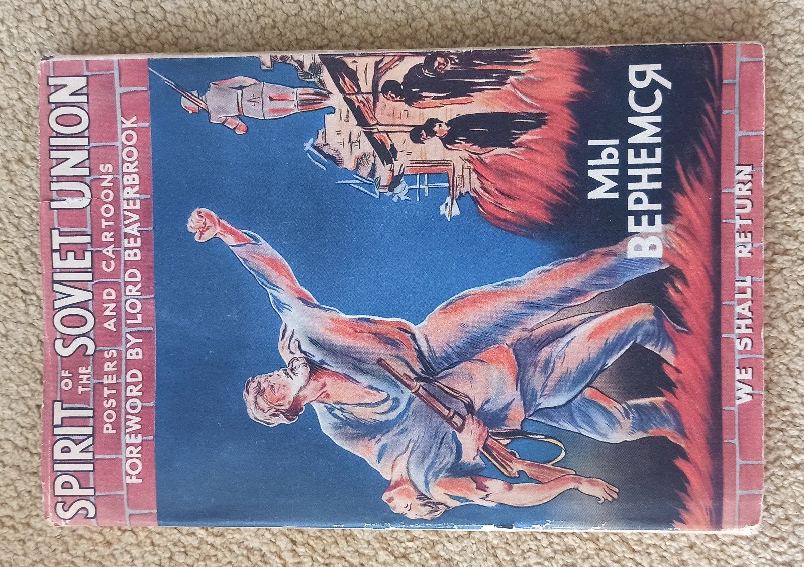 Antiquarisch boekje met propaganda in WO II, Verzenden, Europa, 20e eeuw of later, Gelezen