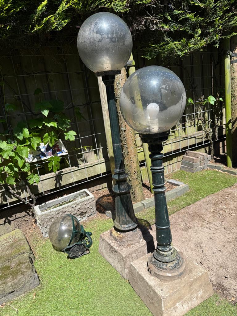 Tuinverlichting lantaarns set van 3, Ophalen, Netvoeding, Minder dan 50 watt, Staande lamp