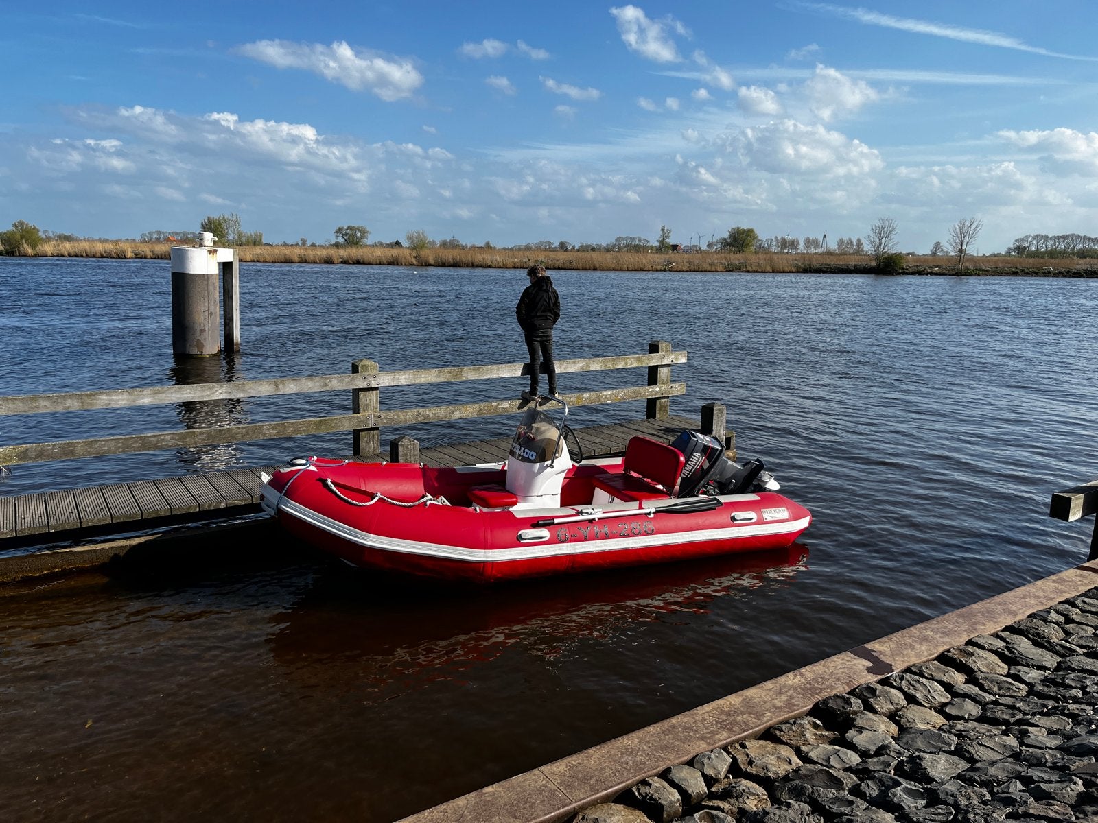 Dulkan 430 Rib / Rubberboot 40Pk 2takt, Watersport en Boten, Rubberboten, 4 m, Yamaha, 40 pk, Ophalen