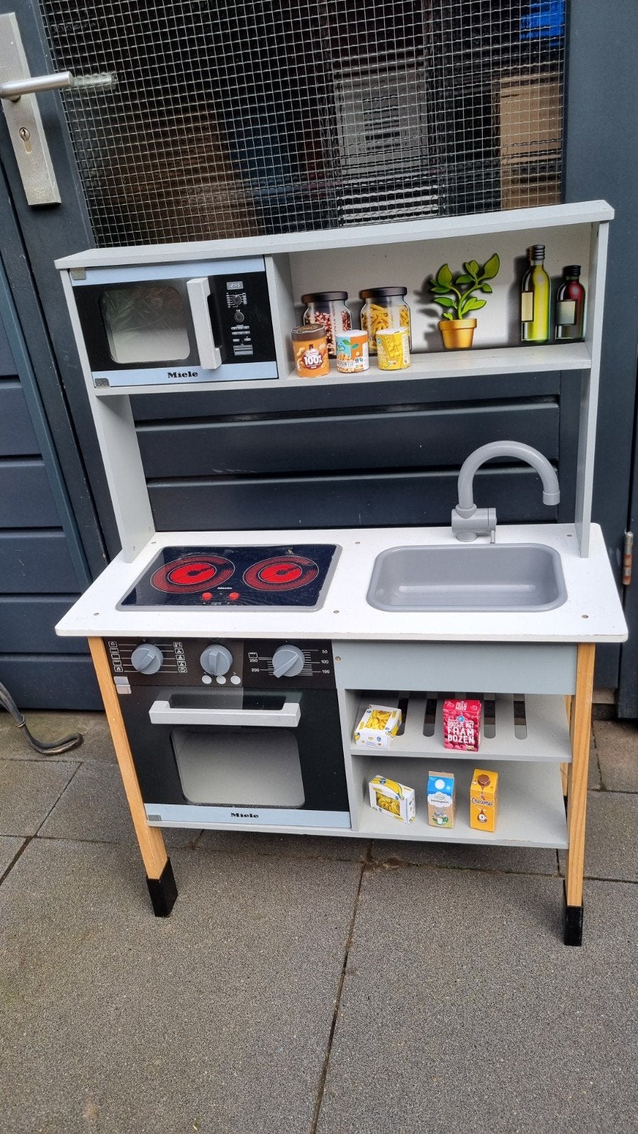 Miele Houten Speelkeuken met Accessoires, Ophalen, Zo goed als nieuw, Hout, Speelkeuken