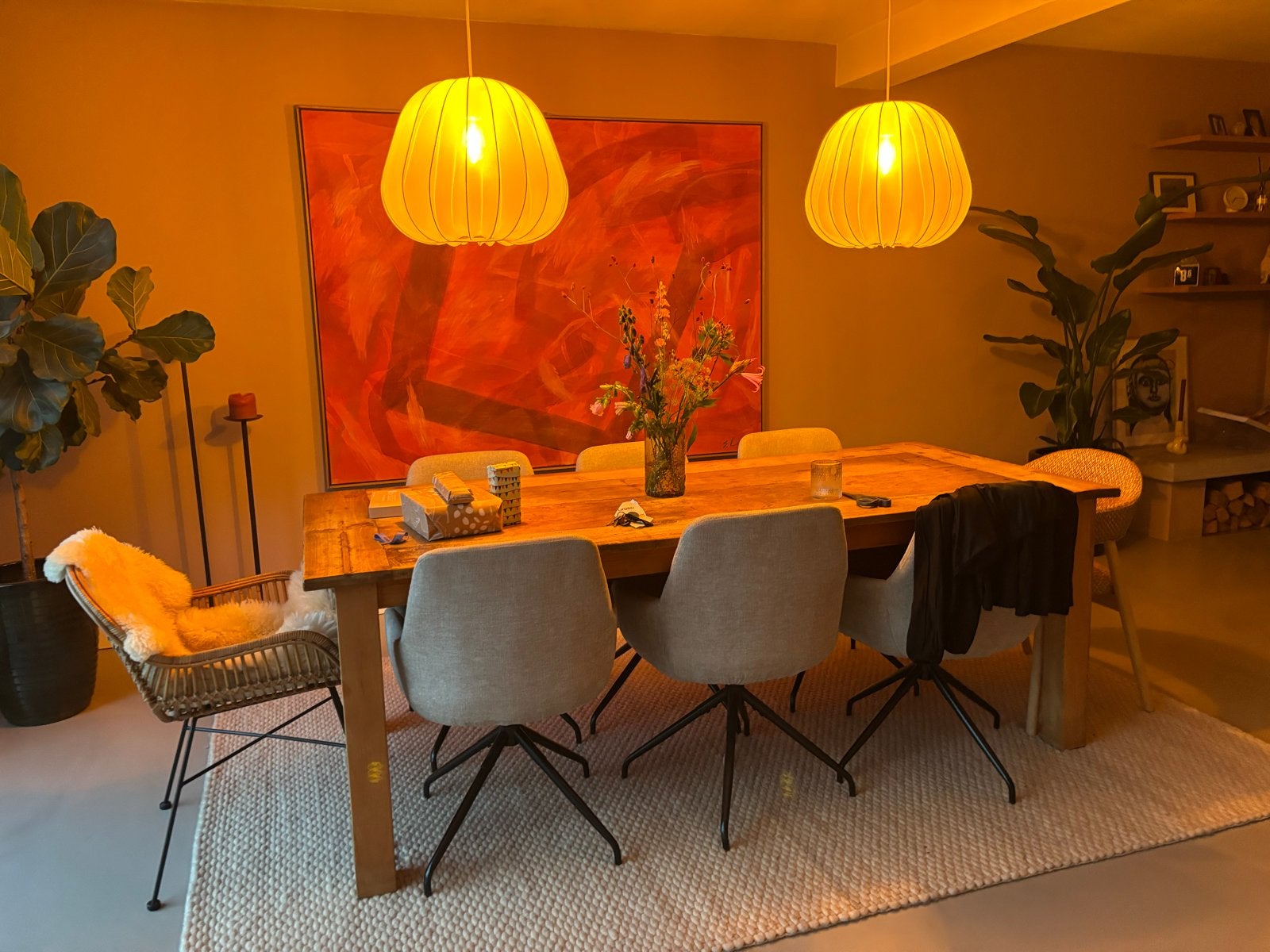 6 draaibare eetkamerstoelen Kick Collection, Huis en Inrichting, Ophalen, Gebruikt, Vijf, Zes of meer stoelen, Stof