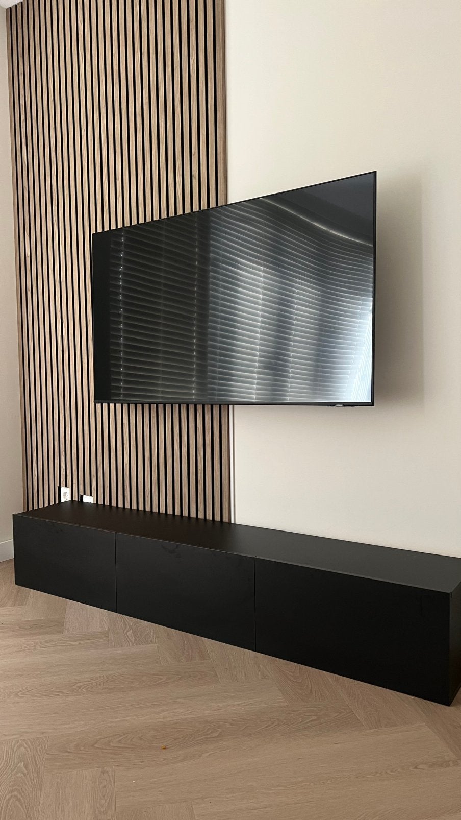 Meubella tv kast - zwart, Ophalen, Zo goed als nieuw